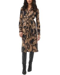 Trina Turk - Radio City Printed Jersey Shirt Dress - Lyst