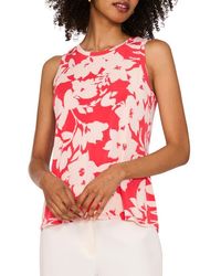 Vince Camuto - Floral Keyhole Tank - Lyst