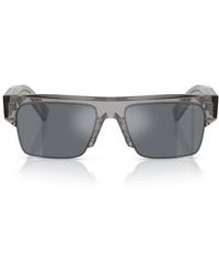 Prada - 55Mm Rectangular Sunglasses - Lyst