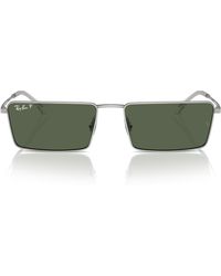 Ray-Ban - Emy 56mm Rectangular Sunglasses - Lyst