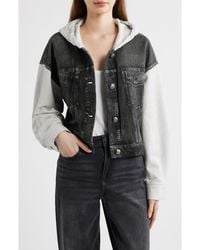 Rag & Bone - Rb Miramar Mixed Media Jacket - Lyst