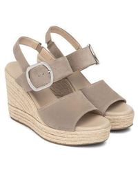 Nero Giardini - Slingback Espadrille Platform Wedge Sandal - Lyst