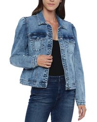 Puff-sleeve Denim Jackets for Women - Up to 69% off | Lyst