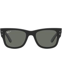 Ray-Ban - Mega Wayfarer 52mm Polarized Square Sunglasses - Lyst