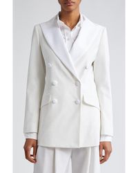 Eleventy - Double Breasted Satin Tuxedo Jacket - Lyst