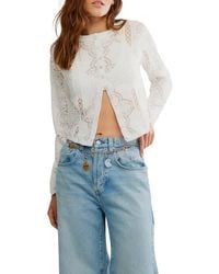 Free People - Jae Button-Up Top - Lyst