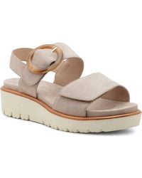 Ara - Bridgeport Slingback Platform Wedge Sandal - Lyst