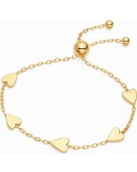 Donatello Gian - Tone Adjustable Heart Bracelet - Lyst