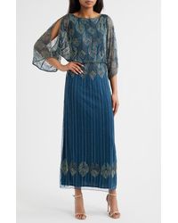 Pisarro Nights - Beaded Cold Shoulder Cocktail Dress - Lyst