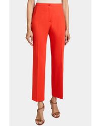 Santorelli - Roma Straight Leg Ankle Pant - Lyst