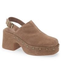 Chocolat Blu - Harley Slingback Platform Clog - Lyst