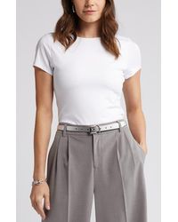 Halogen® - Essential Compression T-Shirt - Lyst