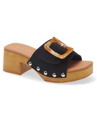Chocolat Blu - Lio Platform Slide Sandal - Lyst