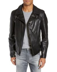 Schott Nyc - Waxy Cowhide Leather Moto Jacket - Lyst