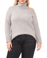 1.STATE - Cutout Turtleneck Sweater - Lyst