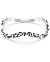 Swarovski - Sublima Crystal Wavy Cuff Bracelet - Lyst