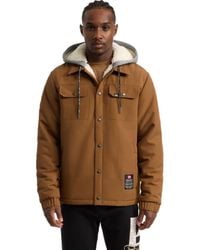 Ecko' Unltd - Quietly Standing Out Faux Shearling Lined Jacket - Lyst