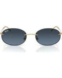 Ray-Ban - 54Mm Gradient Rimless Oval Sunglasses - Lyst