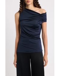 BOSS - Ejoia Ruched Off The Shoulder Top - Lyst