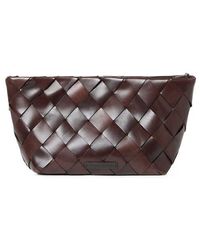 Loeffler Randall - Melina Woven Leather Clutch - Lyst