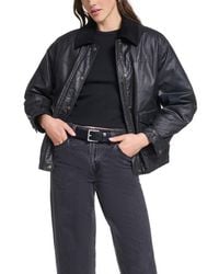 Levi's - Relaxed Waxed Cotton Bomber Jacket - Lyst