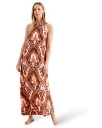Ro&zo - Sleeveless Print Maxi Dress - Lyst