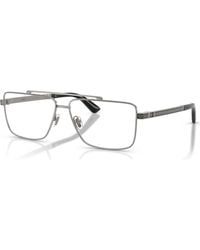 Versace - 56Mm Rectangle Optical Glasses - Lyst