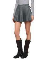 Sandro - Buckle Accent Pleated Skort - Lyst