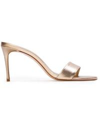 Black Suede Studio - Naomi 80 Metallic Mule - Lyst