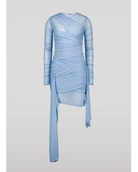 Saemdi - Draped Mesh Dress - Lyst
