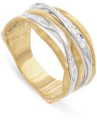Marco Bicego - Marrakech Diamond Stack Ring - Lyst