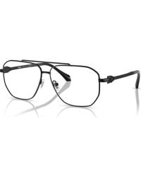 Versace - 59Mm Square Optical Glasses - Lyst