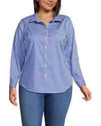 Lands' End - Cooling Button Front Shirt - Lyst