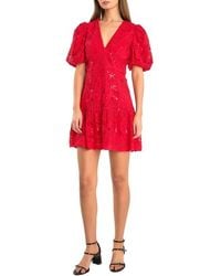 Endless Rose - Sequin Lace Fit & Flare Minidress - Lyst