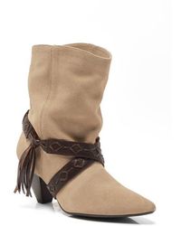 Free People - Bronte Belt Wrapped Western Boot - Lyst