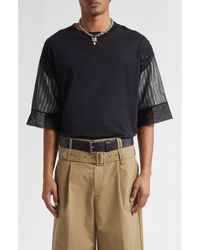 Simone Rocha - Trapped Lace Patchwork T-Shirt - Lyst