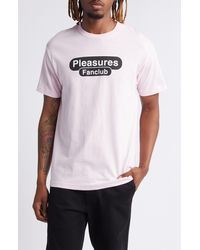 Pleasures - Fanclub Cotton Graphic T-shirt - Lyst