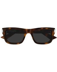 Saint Laurent - 53Mm Rectangular Sunglasses - Lyst