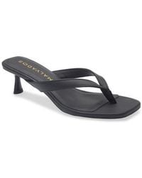 MALVADOS - Lbk Kitten Heel Thong Sandal - Lyst
