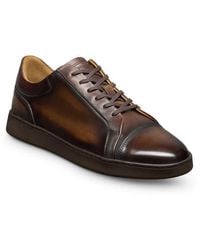 Allen Edmonds - Chambers Croc Embossed Cap Toe Sneaker - Lyst