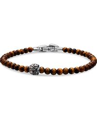 David Yurman - Memento Mori Skull Bracelet - Lyst