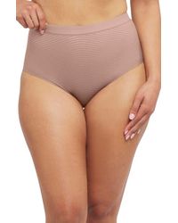 Spanx - Spanxshape Invisible Cotton Blend Briefs - Lyst
