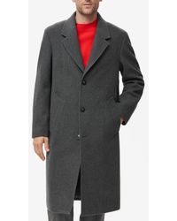 Mango - Long Wool Blend Coat - Lyst