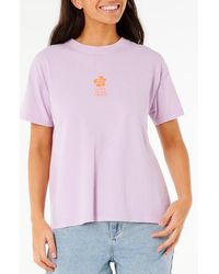 Rip Curl - Cala Nights Relaxed Graphic T-Shirt - Lyst