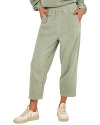 Threads For Thought - Chantel Mineral Wash Crop Wide Leg Pants - Lyst