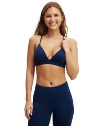 Cotton On - Active Pinstripe High Apex Crop - Lyst