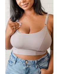 Davin & Adley - Busty Size Amelia Pumping And Nursing Crop Cami - Lyst