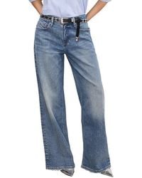 GOOD AMERICAN - Good Ease Relaxed Wide Leg Jeans - Lyst