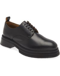 VINNY'S - Officer Leather Derby - Lyst