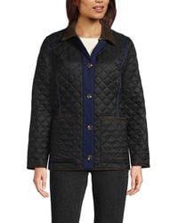 Lands' End - Reversible Barn Quilted Jacket - Lyst